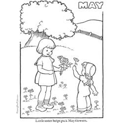 着色页: 春暖花开的季节 (自然) #164970 - 免费可打印着色页