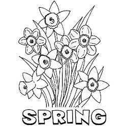 着色页: 春暖花开的季节 (自然) #164999 - 免费可打印着色页