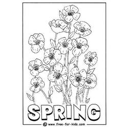 着色页: 春暖花开的季节 (自然) #165030 - 免费可打印着色页