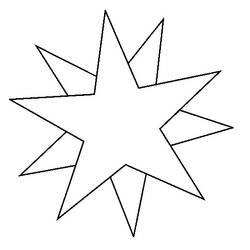 着色页: 星星 (自然) #155896 - 免费可打印着色页
