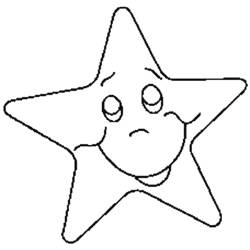着色页: 星星 (自然) #155898 - 免费可打印着色页