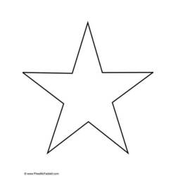 着色页: 星星 (自然) #155901 - 免费可打印着色页