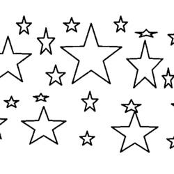 着色页: 星星 (自然) #155905 - 免费可打印着色页