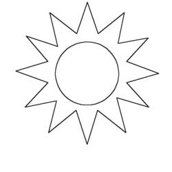 着色页: 太阳 (自然) #157903 - 免费可打印着色页