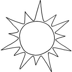 着色页: 太阳 (自然) #157904 - 免费可打印着色页