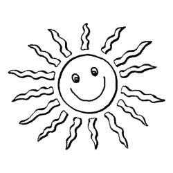 着色页: 太阳 (自然) #157929 - 免费可打印着色页