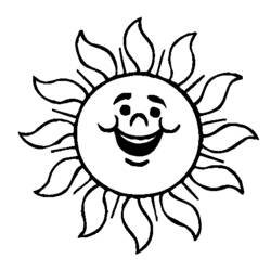 着色页: 太阳 (自然) #157944 - 免费可打印着色页