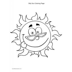着色页: 太阳 (自然) #157950 - 免费可打印着色页