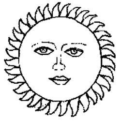 着色页: 太阳 (自然) #157984 - 免费可打印着色页