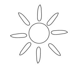 着色页: 太阳 (自然) #157985 - 免费可打印着色页