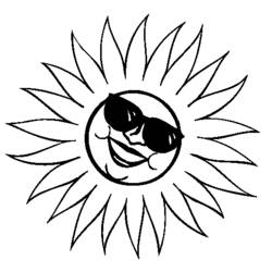 着色页: 太阳 (自然) #158012 - 免费可打印着色页