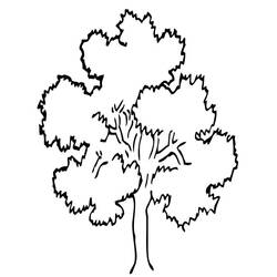 着色页: 树 (自然) #154701 - 免费可打印着色页