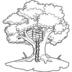 着色页: 树 (自然) #154800 - 免费可打印着色页