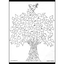 着色页: 树 (自然) #154813 - 免费可打印着色页