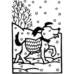 着色页: 冬季 (自然) #164536 - 免费可打印着色页