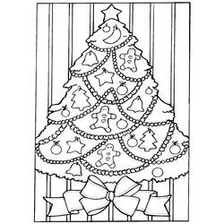 着色页: 圣诞树 (对象) #167437 - 免费可打印着色页