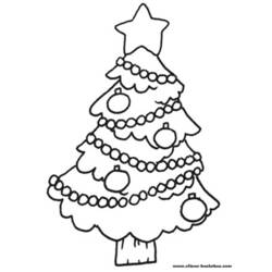 着色页: 圣诞树 (对象) #167453 - 免费可打印着色页