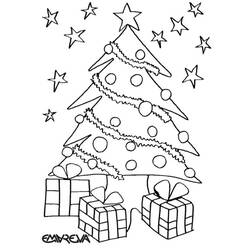 着色页: 圣诞树 (对象) #167457 - 免费可打印着色页