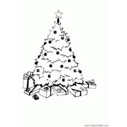 着色页: 圣诞树 (对象) #167478 - 免费可打印着色页