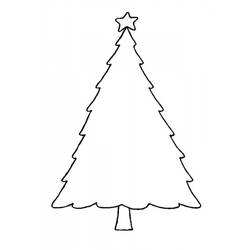 着色页: 圣诞树 (对象) #167494 - 免费可打印着色页