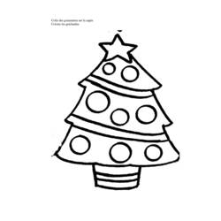 着色页: 圣诞树 (对象) #167499 - 免费可打印着色页
