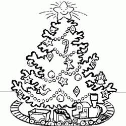 着色页: 圣诞树 (对象) #167504 - 免费可打印着色页