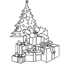 着色页: 圣诞树 (对象) #167506 - 免费可打印着色页