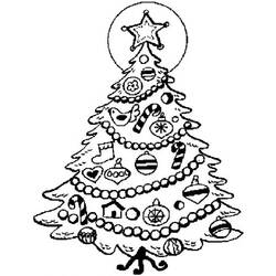 着色页: 圣诞树 (对象) #167513 - 免费可打印着色页