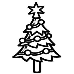 着色页: 圣诞树 (对象) #167514 - 免费可打印着色页