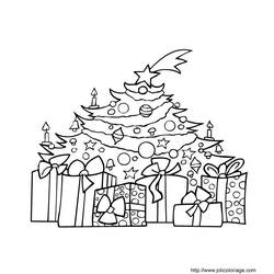 着色页: 圣诞树 (对象) #167515 - 免费可打印着色页