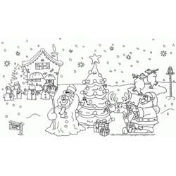 着色页: 圣诞树 (对象) #167525 - 免费可打印着色页