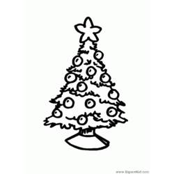 着色页: 圣诞树 (对象) #167527 - 免费可打印着色页