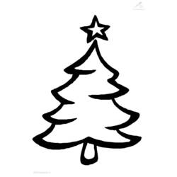着色页: 圣诞树 (对象) #167530 - 免费可打印着色页
