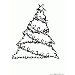 着色页: 圣诞树 (对象) #167535 - 免费可打印着色页
