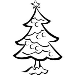 着色页: 圣诞树 (对象) #167543 - 免费可打印着色页