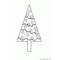 着色页: 圣诞树 (对象) #167550 - 免费可打印着色页