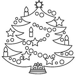 着色页: 圣诞树 (对象) #167556 - 免费可打印着色页