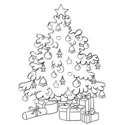 着色页: 圣诞树 (对象) #167565 - 免费可打印着色页