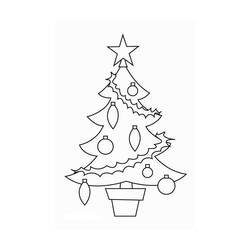 着色页: 圣诞树 (对象) #167571 - 免费可打印着色页