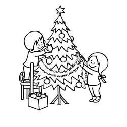 着色页: 圣诞树 (对象) #167583 - 免费可打印着色页