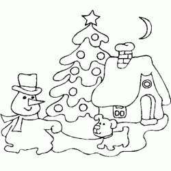 着色页: 圣诞树 (对象) #167590 - 免费可打印着色页