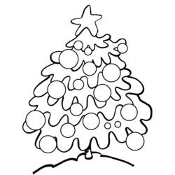 着色页: 圣诞树 (对象) #167617 - 免费可打印着色页