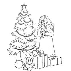 着色页: 圣诞树 (对象) #167618 - 免费可打印着色页