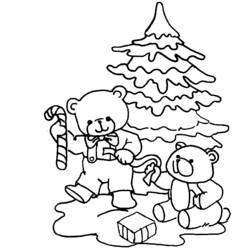 着色页: 圣诞树 (对象) #167637 - 免费可打印着色页