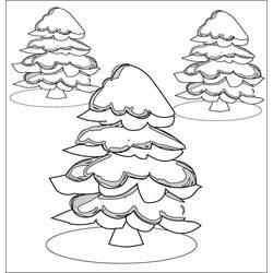 着色页: 圣诞树 (对象) #167644 - 免费可打印着色页