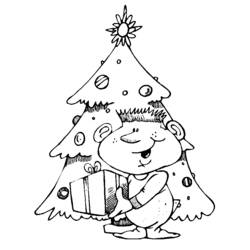 着色页: 圣诞树 (对象) #167658 - 免费可打印着色页