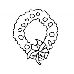 着色页: 圣诞花环 (对象) #169401 - 免费可打印着色页
