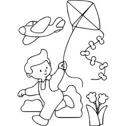 着色页: 风筝 (对象) #168299 - 免费可打印着色页