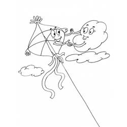 着色页: 风筝 (对象) #168323 - 免费可打印着色页
