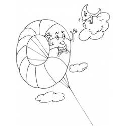 着色页: 风筝 (对象) #168345 - 免费可打印着色页